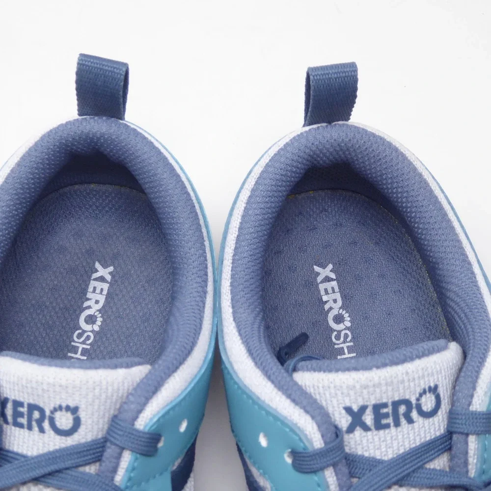 Xero Shoes Womens Zelen Barefoot Running Shoes Blue White Size 10
